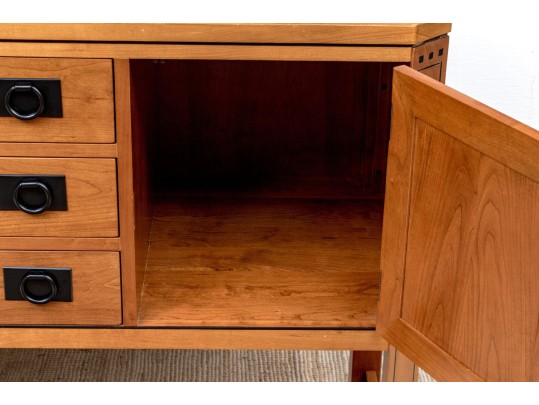 Stickley 21st Century Collection Lighted Oak Sideboard