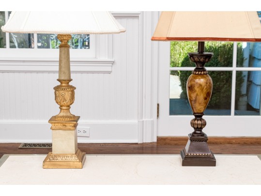 Two Decorative Table Lamps 