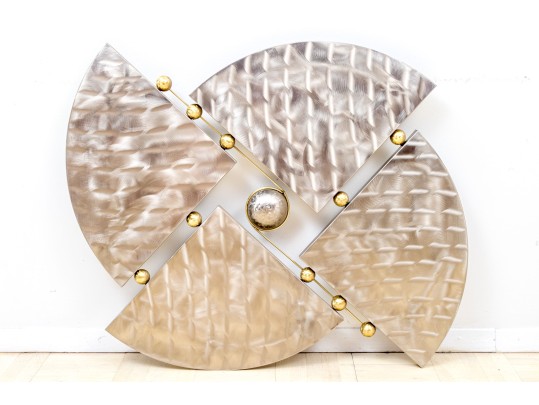 Curtis Jere Mixed Metal Wall Mounted Sculpture