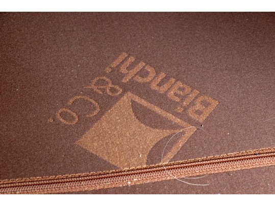 Bianchi & Co. Italian Leather Upholstered Two Seat Sofa