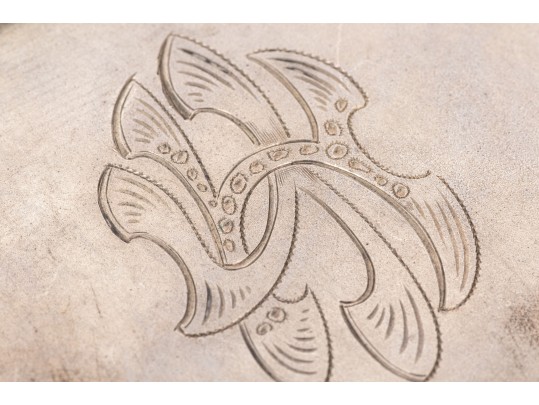 Vintage Scandinavian 813 Silver Cigarette Case    2.805 Troy Ozs. 