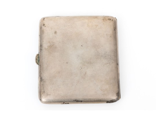 Vintage Scandinavian 813 Silver Cigarette Case    2.805 Troy Ozs. 