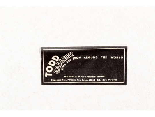 Jacquest ,Pencil Signed Ltd Ed Print, Surrealist Rural Town