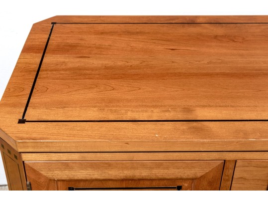 Stickley 21st Century Collection Lighted Oak Sideboard