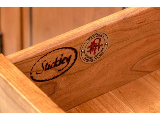 Stickley 21st Century Collection Lighted Oak Sideboard