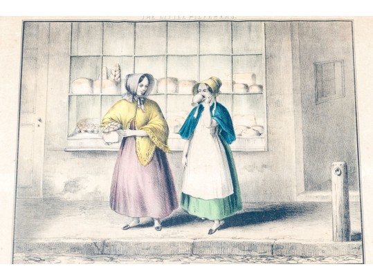 Group Of Three Hand-colored Prints