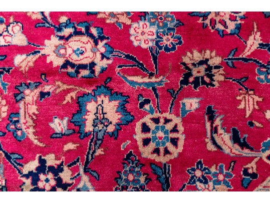 Hand-knotted Wool Tabriz Carpet, 12'-7