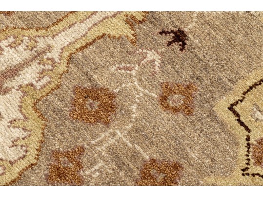 Arts And Crafts Style Hand Knotted Wool Mat, 2' X 3', New