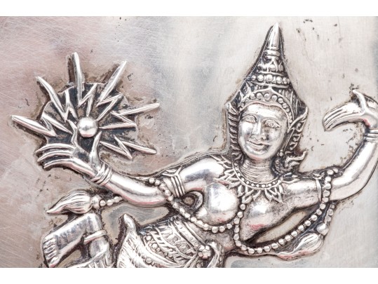 Thai Silver Cigarette Case   2.785 Troy Ozs. 