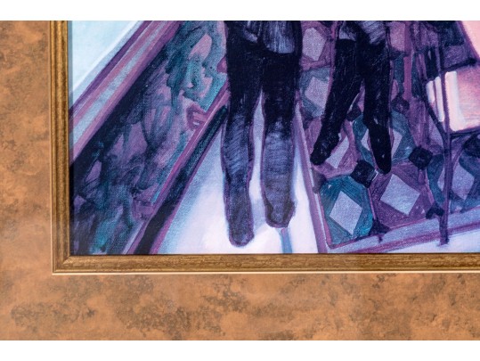 Juarez Machado Custom Framed Print, Bistro