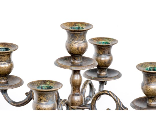 Pair Of Five Light Candelabra