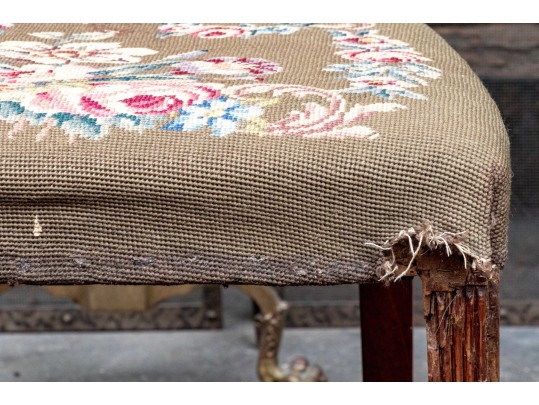 Set Of Six Antique Federal Mahogany And Satinwood Banded Dining Chairs, Ca. 1810