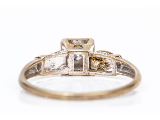 14k Gold Vintage Diamond Ring, App. 0.07 TCW, Size 7.75
