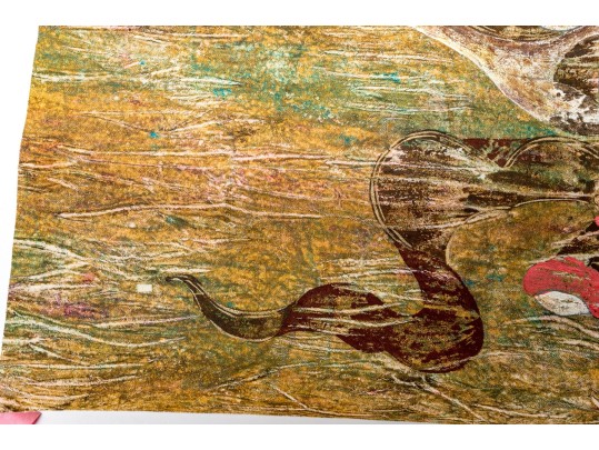 Chinese Decorative Print After Lijiang Baisha Murals