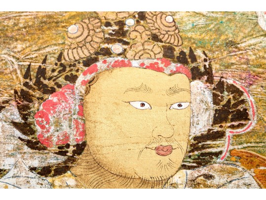 Chinese Decorative Print After Lijiang Baisha Murals