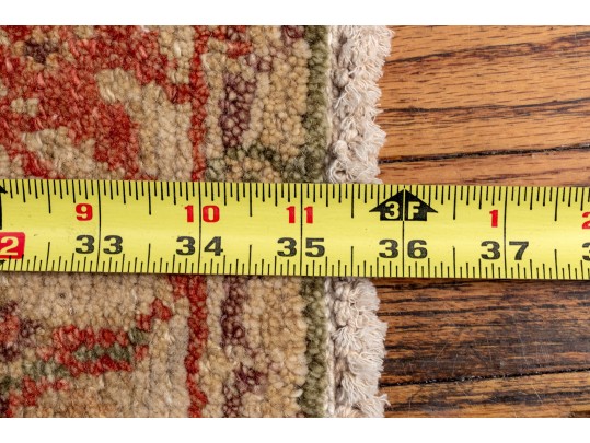 Arts And Crafts Style Hand Knotted Wool Mat, 2' X 3', New