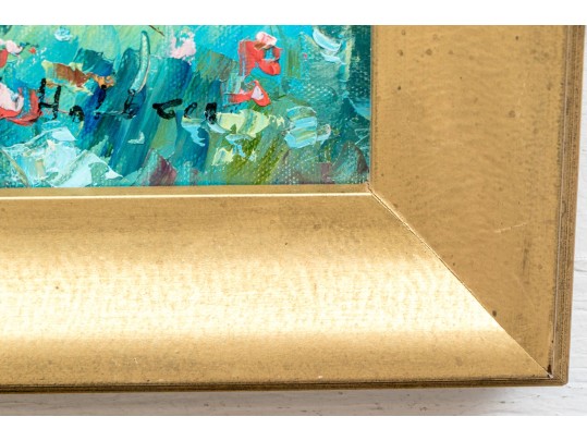 Signed Oil On Canvas, Sailing In Summer