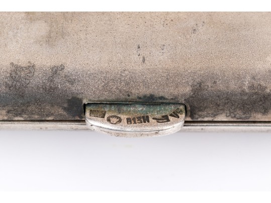 Vintage Scandinavian 813 Silver Cigarette Case    2.805 Troy Ozs. 