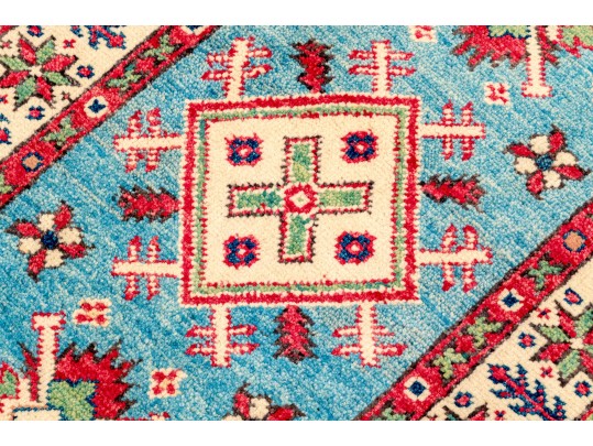 Hand Knotted Wool Pakistan Kazak, 2' X 3', New