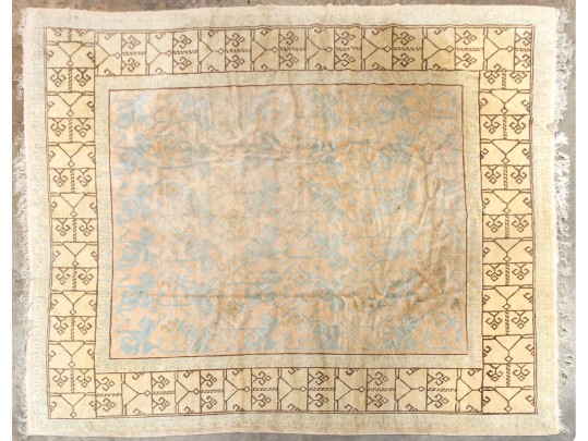 Hand-Knotted Wool Arts And Crafts Style Carpet, 11'-3