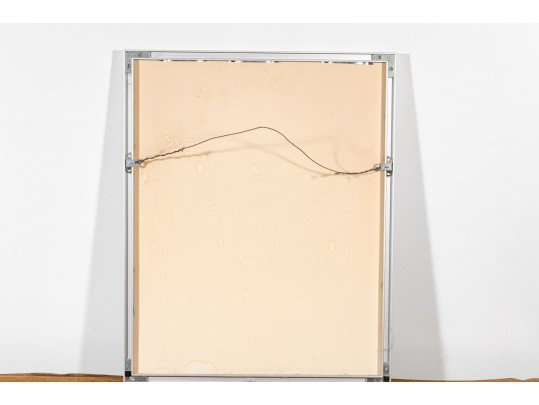 Claude Roy Ltd Ed. Print On Canvas Board, Building Facade With Horse And Carriage