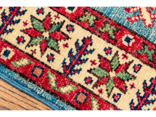 Hand Knotted Wool Pakistan Kazak, 2' X 3', New