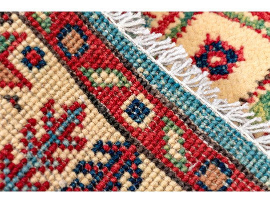 Hand Knotted Wool Pakistan Kazak, 2' X 3', New
