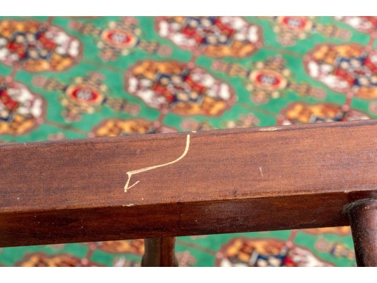 Assembled Group Of Three Side Chairs With Rush Seats