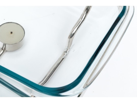 Set Of Two Stainless Chafing Dishes 