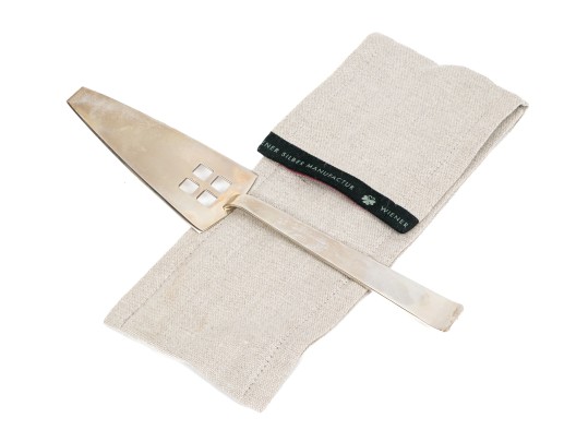 Vintage Josef Hoffmann Design Wiener Silber Maufactur Sterling Silver Cake Server    3.800 Troy Ozs.