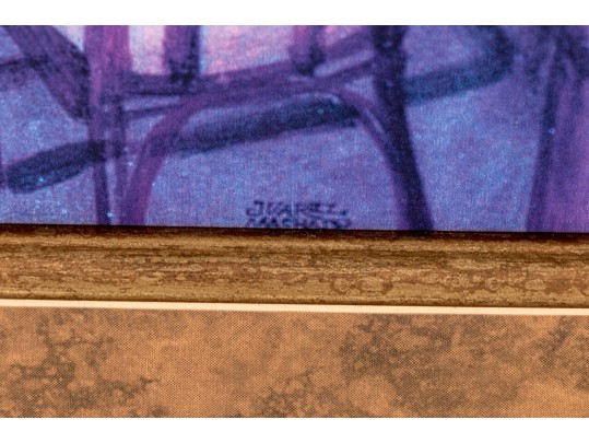 Juarez Machado Custom Framed Print, Bistro