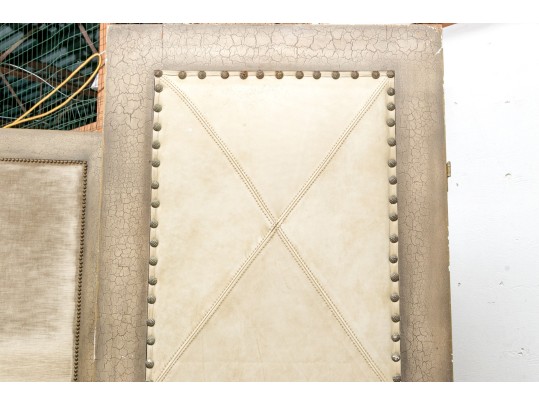 Six Panel Upholstered Room Divider Screen