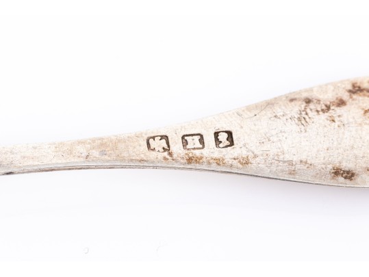 Collection Of Ten Sterling And Coin Silver Salt Spoons 