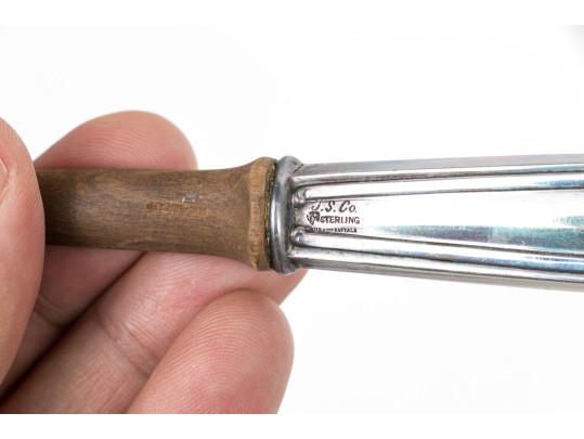 Collection Of Eight Sterling And Silver Handed Serving Pieces