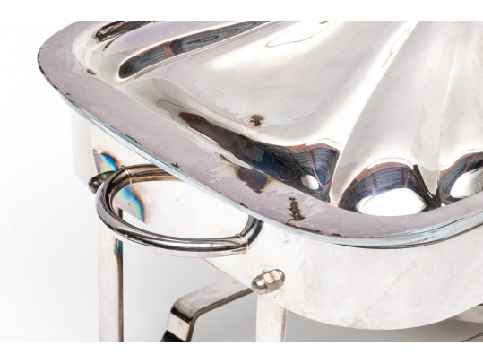 Set Of Two Stainless Chafing Dishes 