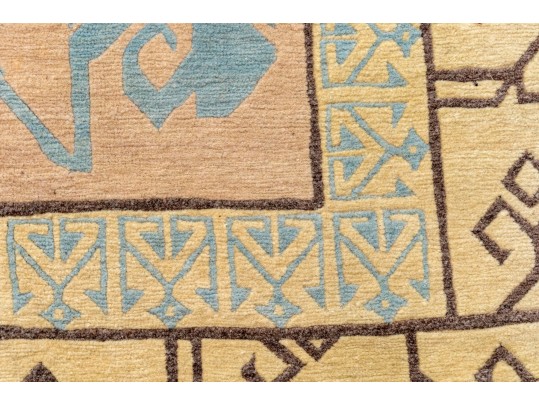 Hand-Knotted Wool Arts And Crafts Style Carpet, 11'-3