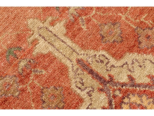 Arts And Crafts Style Hand Knotted Wool Mat, 2' X 3', New