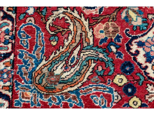 Hand-Knotted Wool Accent Carpet, 6'-11