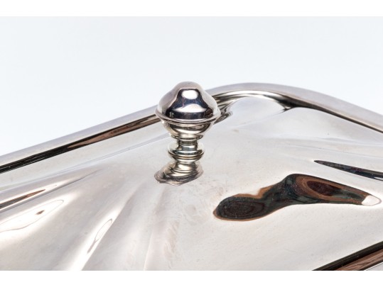 Set Of Two Stainless Chafing Dishes 