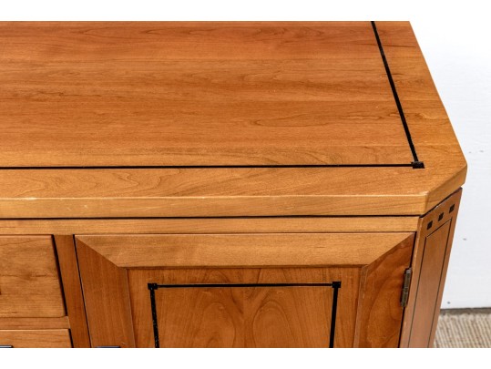 Stickley 21st Century Collection Lighted Oak Sideboard