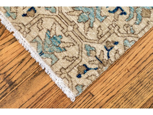 Hand Knotted Wool Pakistan Kazak Mat, 1'-8