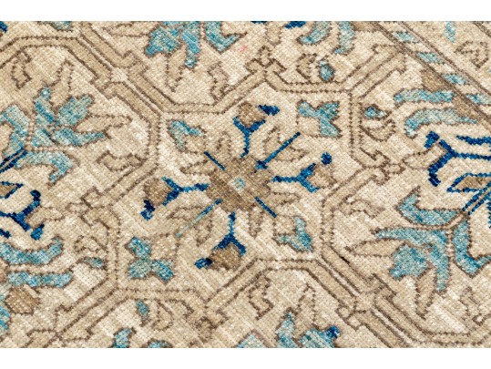 Hand Knotted Wool Pakistan Kazak Mat, 1'-8