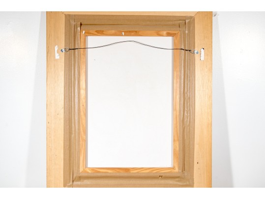 Alfred Gockel (German, B. 1952) Large Giclee On Canvas 