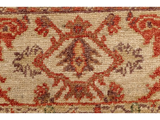 Arts And Crafts Style Hand Knotted Wool Mat, 2' X 3', New