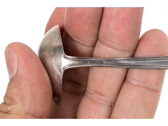 Collection Of Eight Sterling And Silver Handed Serving Pieces