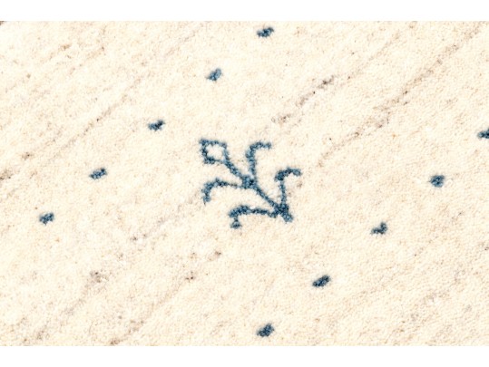 Plush Hand Woven Wool Indian Gabbeh Lori Accent Carpet, 5'-11