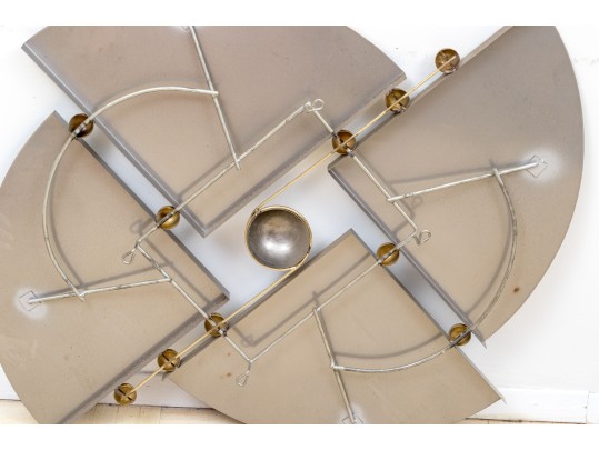 Curtis Jere Mixed Metal Wall Mounted Sculpture