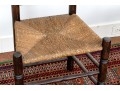 Assembled Group Of Three Side Chairs With Rush Seats