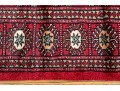 Hand Knotted Wool Pakistan Bokara Mat, 3'-1
