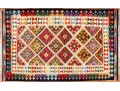 Hand Woven Wool Pakistan Kilim, 3'-11